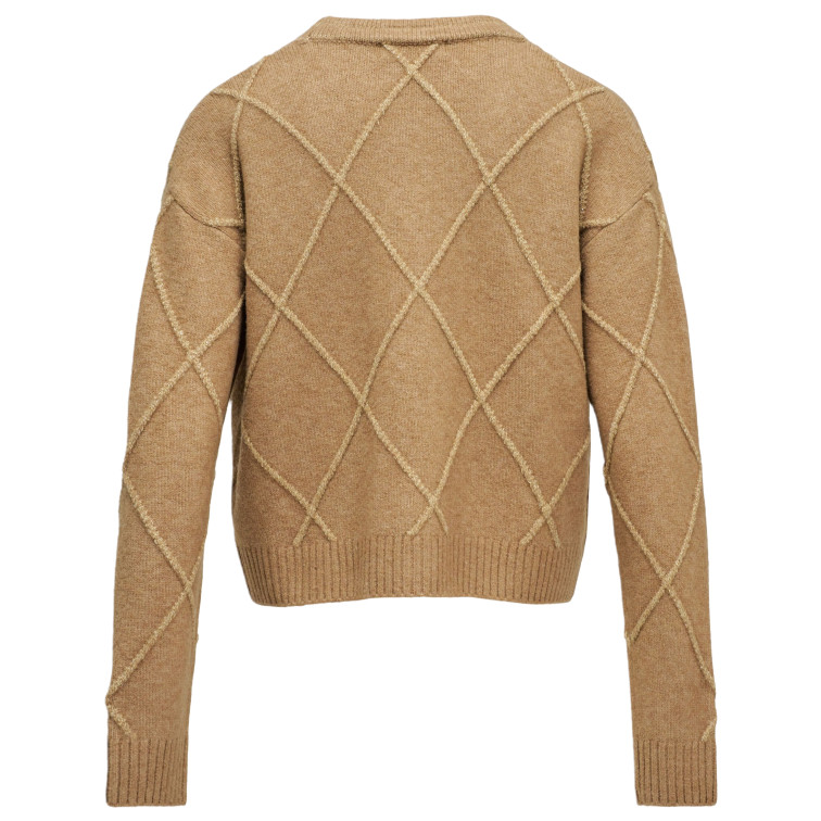  salsa jeans lurex knit cardigan with v-nec