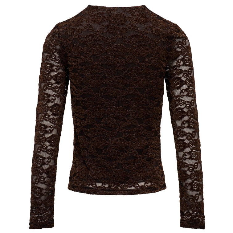 t-shirt femme  salsa jeans long sleeve mesh
