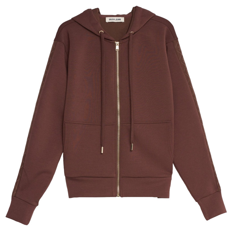 sweat-shirt femme  salsa jeans branding zipped hooddie