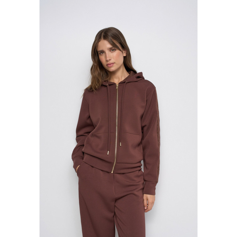 sweat-shirt femme  salsa jeans branding zipped hooddie