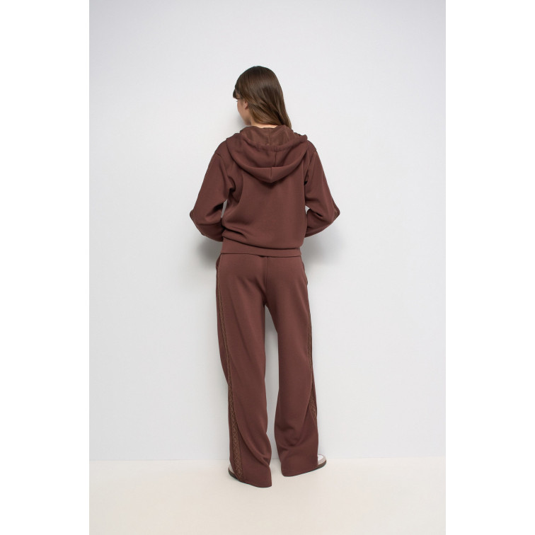sweat-shirt femme  salsa jeans branding zipped hooddie
