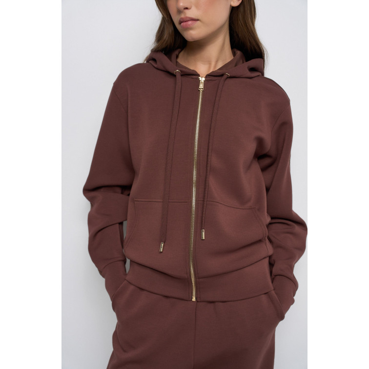 sweat-shirt femme  salsa jeans branding zipped hooddie