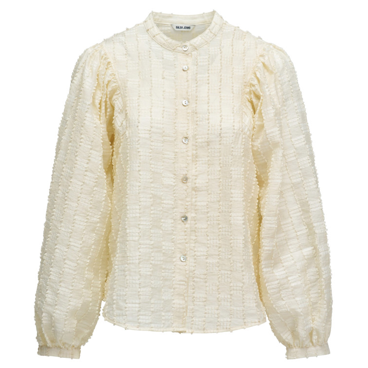 chemise femme  salsa jeans textured shirt