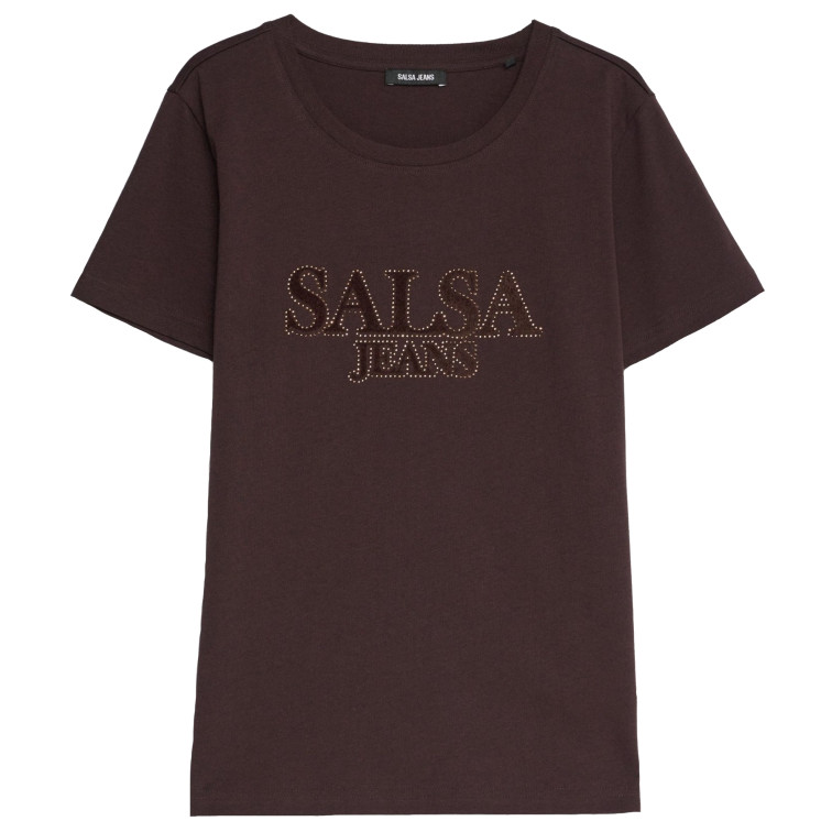 t-shirt femme  salsa jeans branding t-shirt regular fit