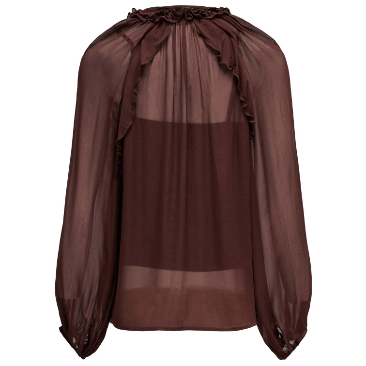 chemise femme  salsa jeans ruffle blouse with inner top