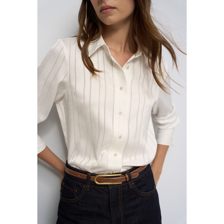 chemise femme  salsa jeans basic shirt regular fit