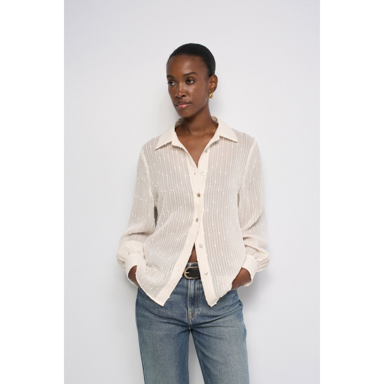 chemise femme  salsa jeans textured shirt
