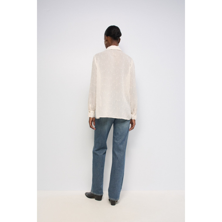 chemise femme  salsa jeans textured shirt