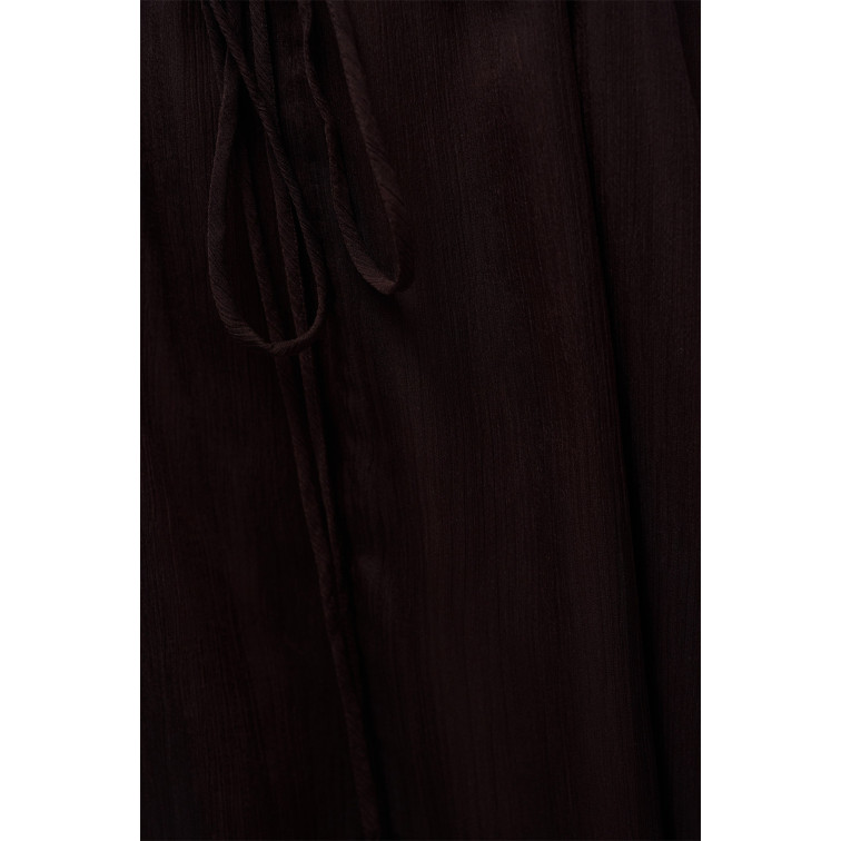 robe femme  salsa jeans dress with ruffle details