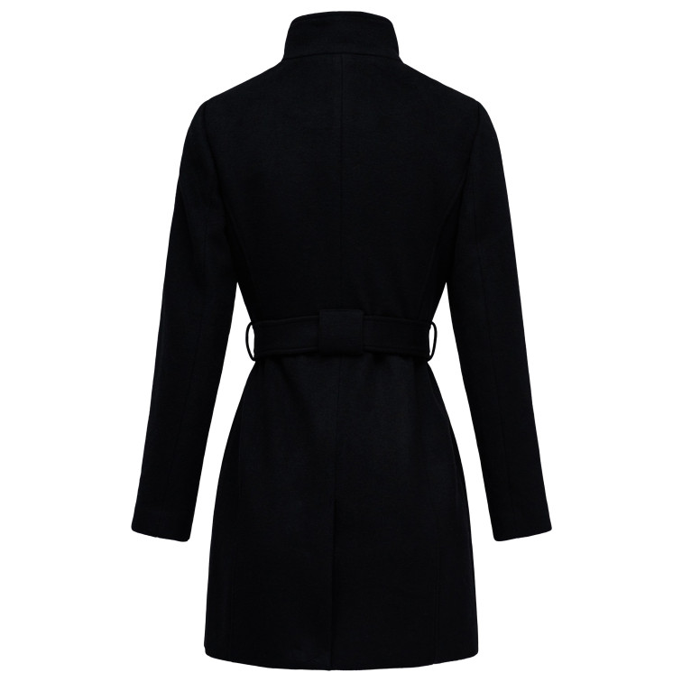 manteau femme  salsa jeans grace wool coat with buttons