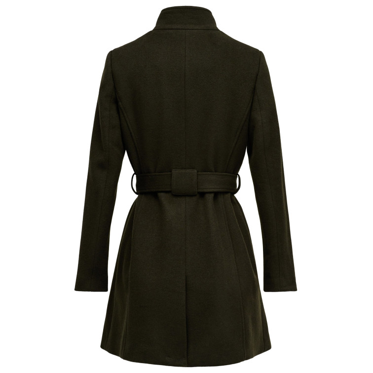 manteau femme  salsa jeans grace wool coat with buttons