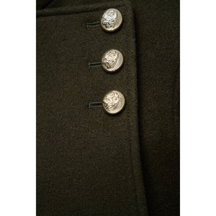 manteau femme  salsa jeans grace wool coat with buttons