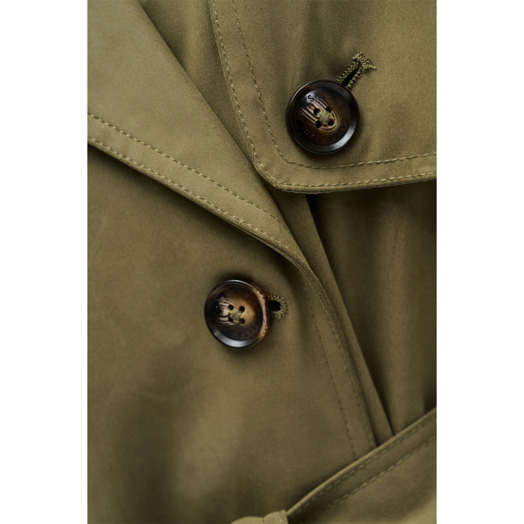 manteau femme  salsa jeans fake suede long trench coat