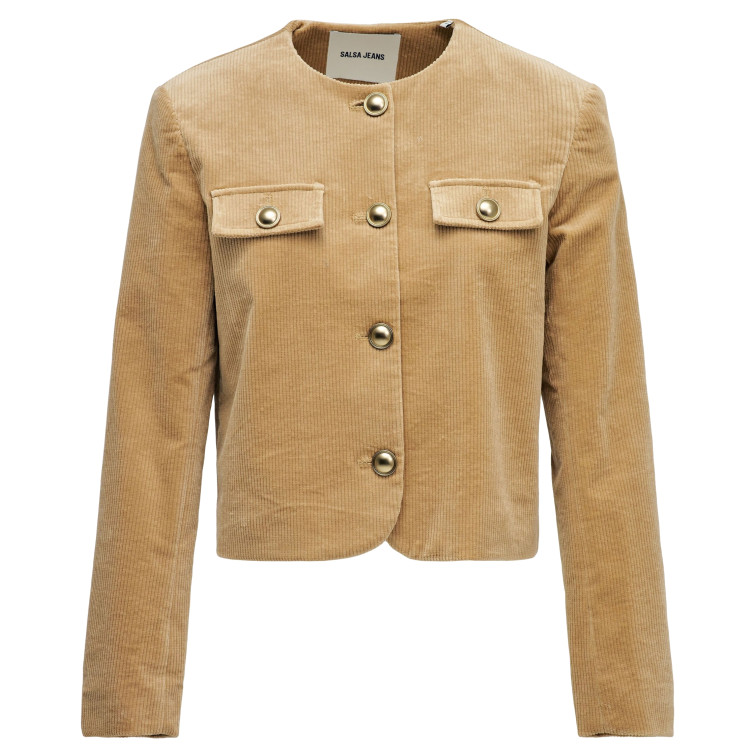 manteau femme  salsa jeans corduroy chanel jacket
