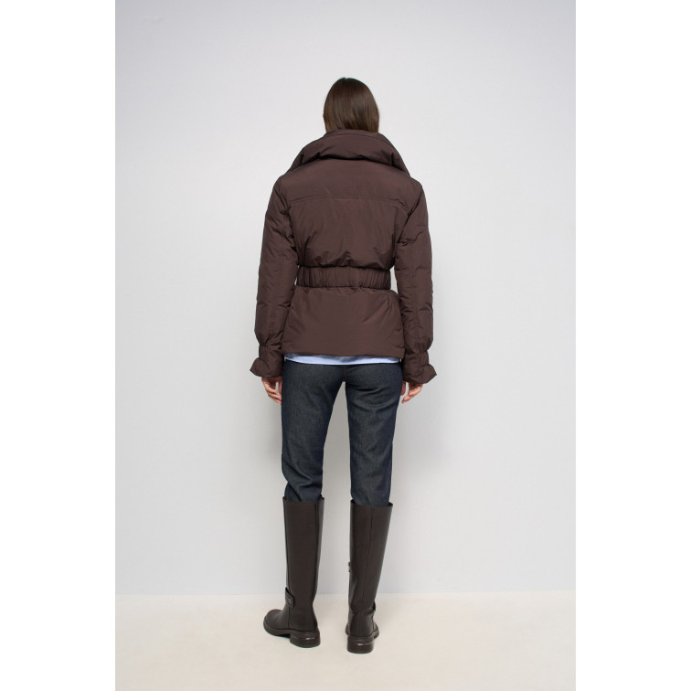 manteau femme  salsa jeans puffer coat with built-in belt