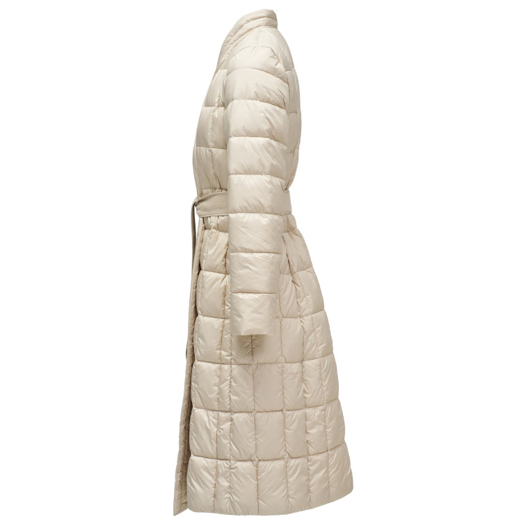 manteau femme  salsa jeans long puffer with wool scarf