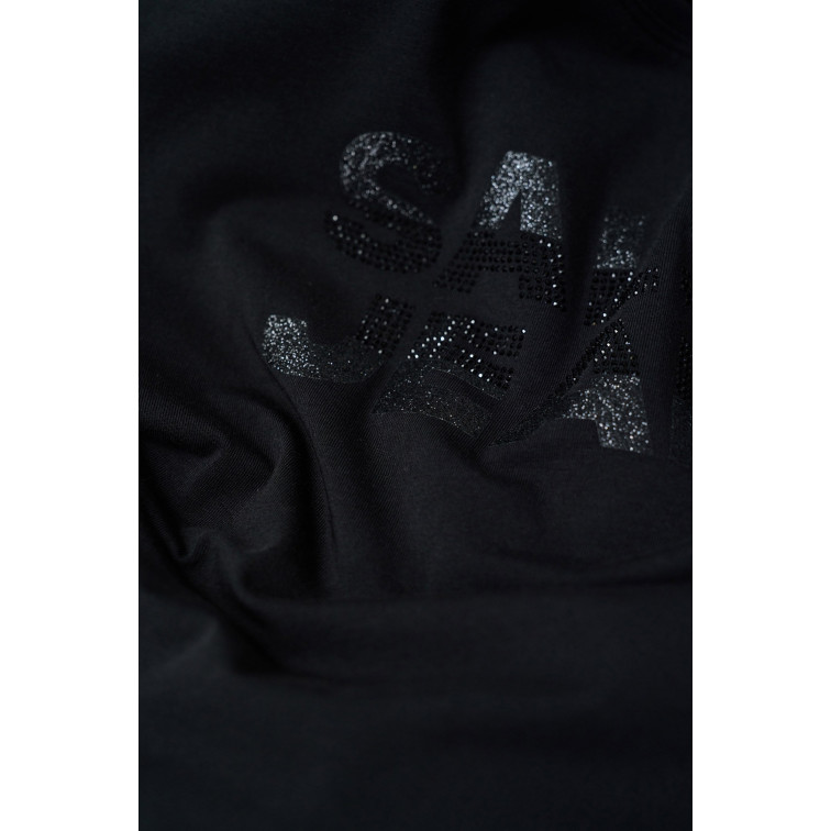 t-shirt femme  salsa jeans long sleeve with shimmery bran