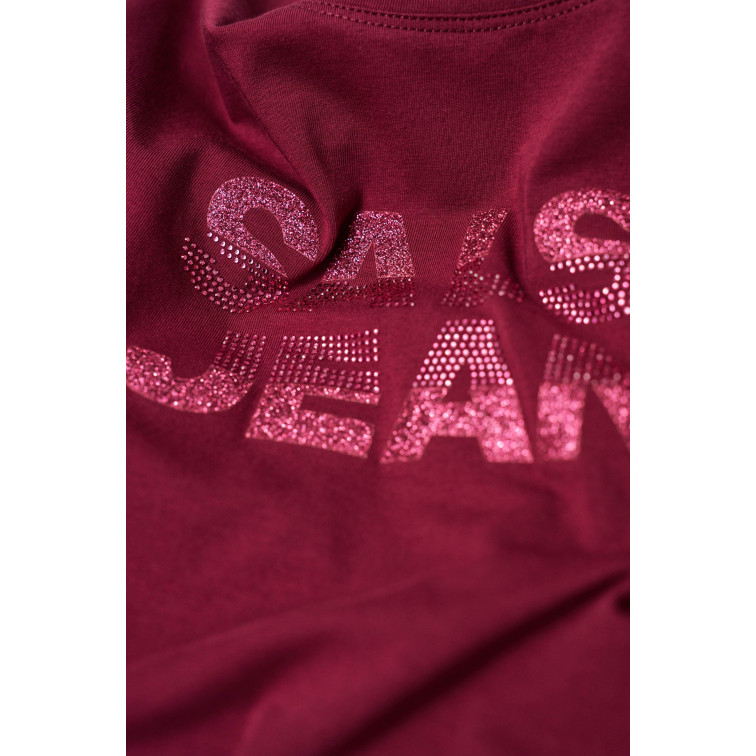t-shirt femme  salsa jeans long sleeve with shimmery bran