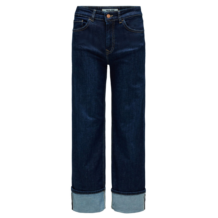 jeans femme  salsa jeans jeans true straight dark wash