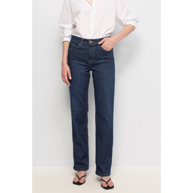 jeans femme  salsa jeans jeans true straight dark wash