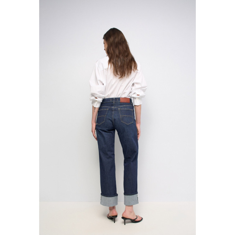 jeans femme  salsa jeans jeans true straight dark wash