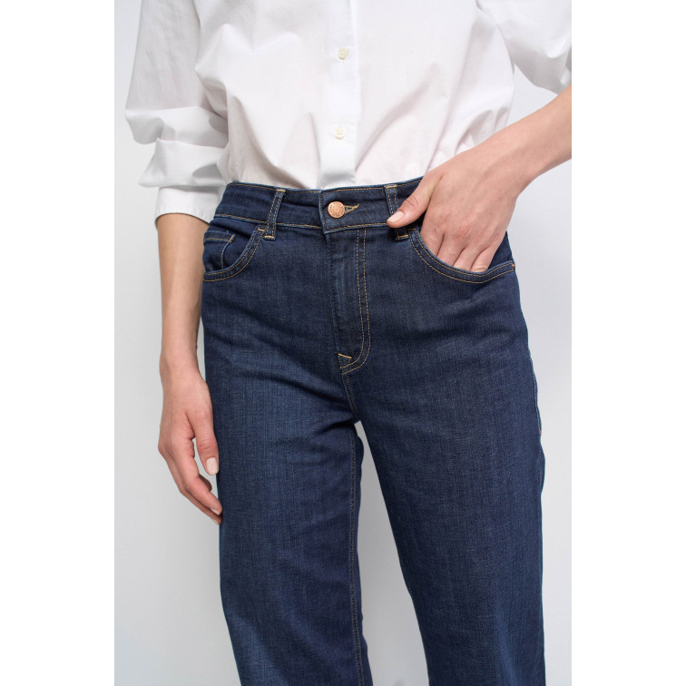 jeans femme  salsa jeans jeans true straight dark wash