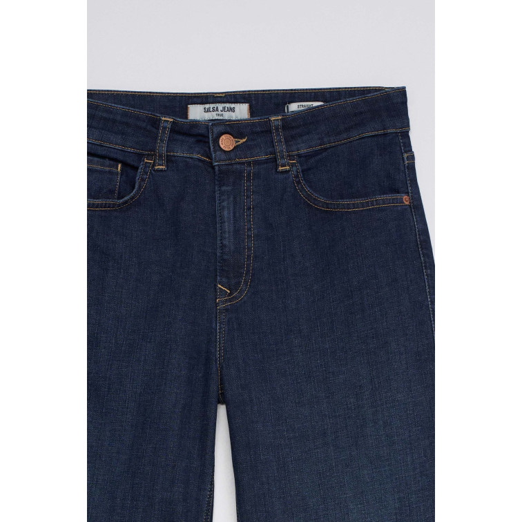 jeans femme  salsa jeans jeans true straight dark wash