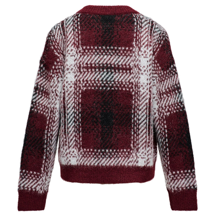 femme wool blend sweate with chess p 730
