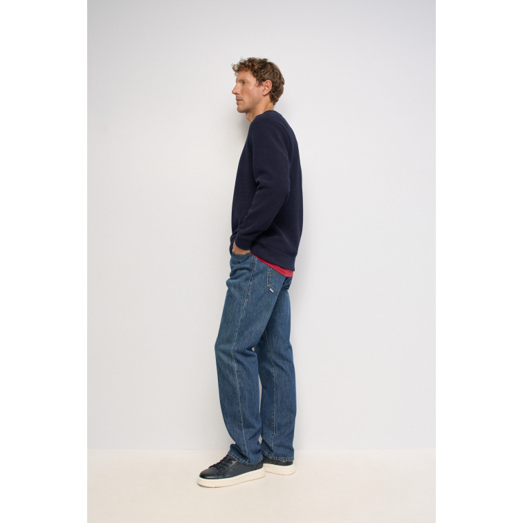 sweat-shirt homme  salsa jeans soft waffle fleece w/ 3d print