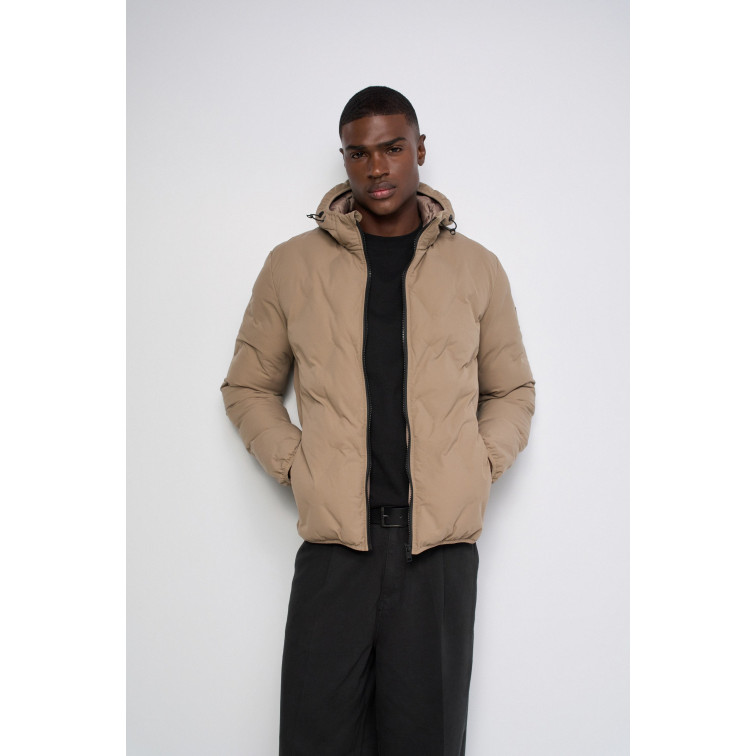 cazadora homme  salsa jeans puffer jacket with pockets