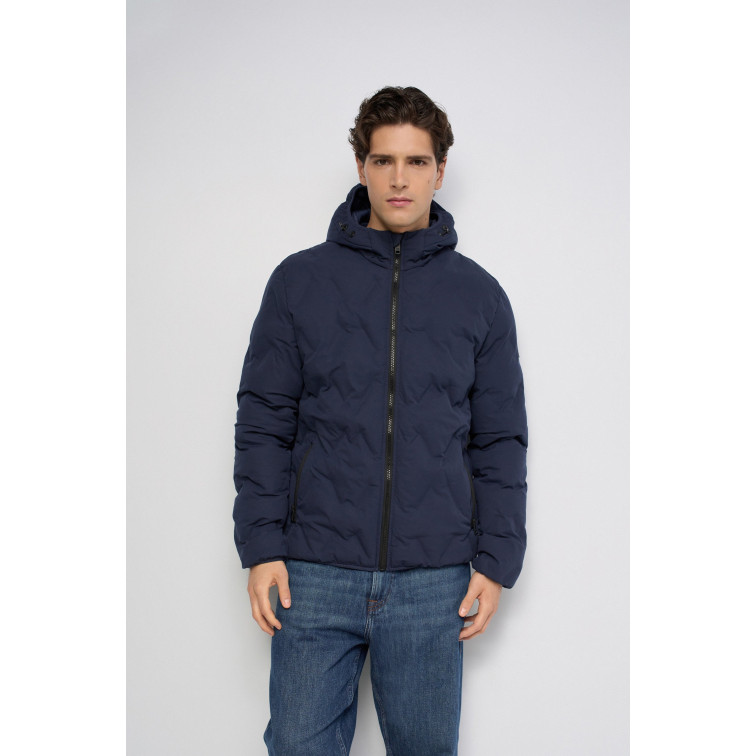 cazadora homme  salsa jeans puffer jacket with pockets