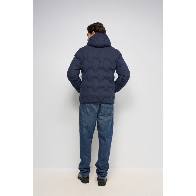 cazadora homme  salsa jeans puffer jacket with pockets