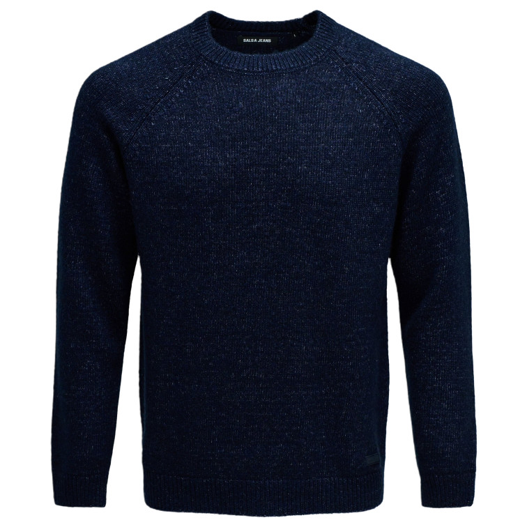 maillot homme  salsa jeans mélange knit fabric with ragla