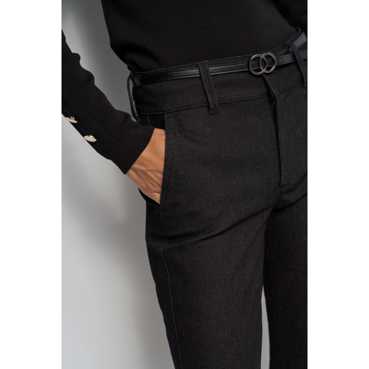 pantalon femme  salsa jeans secret chino flare