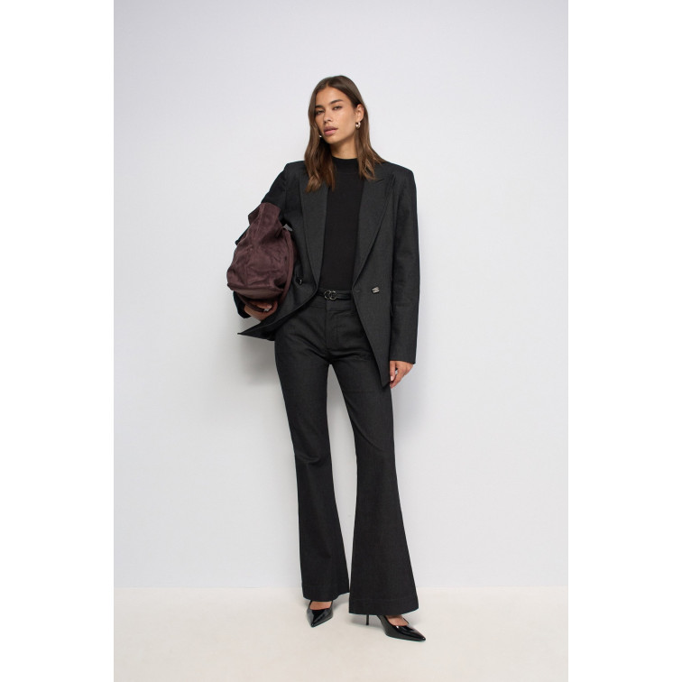 pantalon femme  salsa jeans secret chino flare