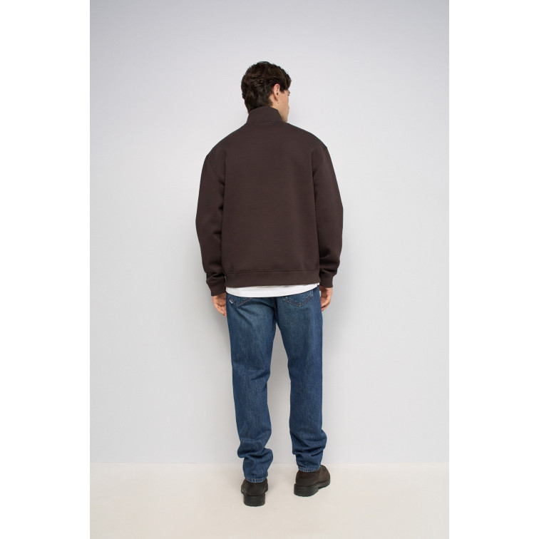 sweat-shirt homme  salsa jeans half zipped collar sweatshirt