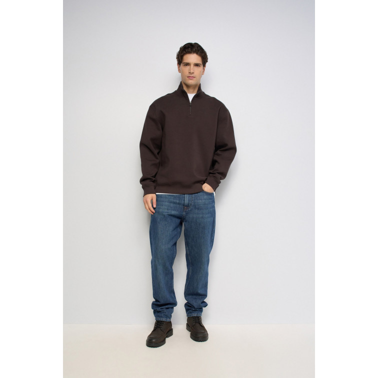sweat-shirt homme  salsa jeans half zipped collar sweatshirt