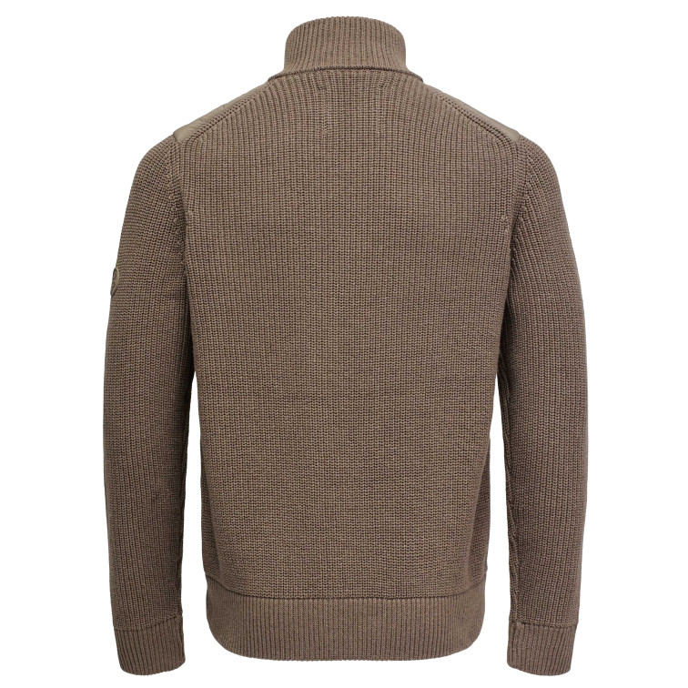 cazadora homme  salsa jeans knitted jacket with quilted fr