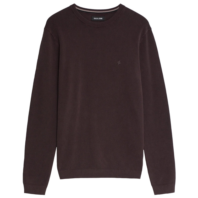 maillot homme  salsa jeans waffle knit sweater garment dy