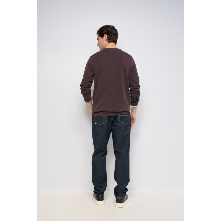 maillot homme  salsa jeans waffle knit sweater garment dy