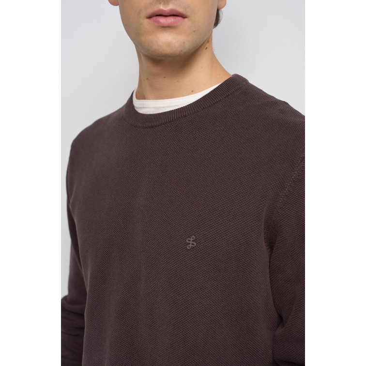 maillot homme  salsa jeans waffle knit sweater garment dy