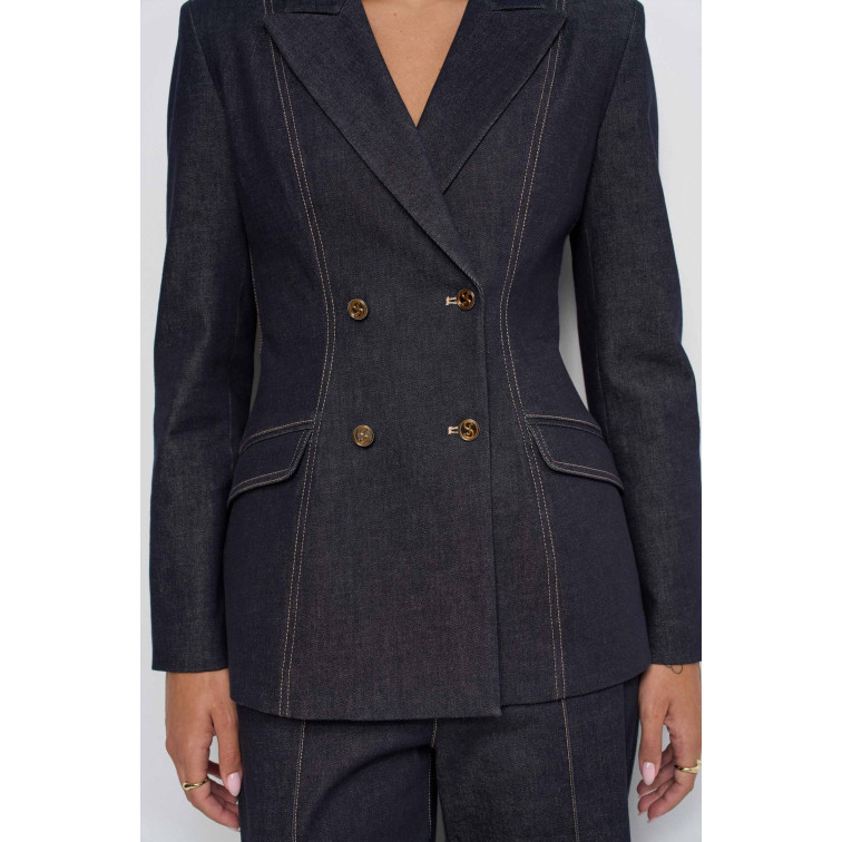 manteau femme  salsa jeans structured blazer atelier in r
