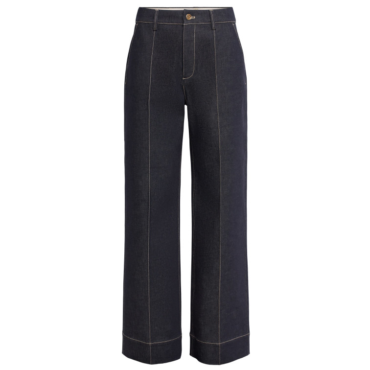 pantalon femme  salsa jeans chino straight atelier in raw