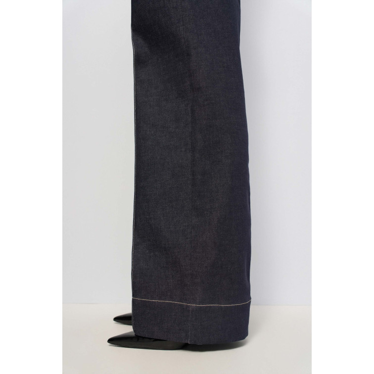 pantalon femme  salsa jeans chino straight atelier in raw