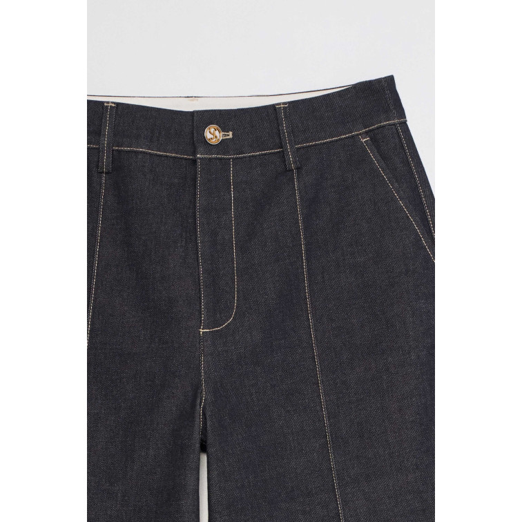 pantalon femme  salsa jeans chino straight atelier in raw