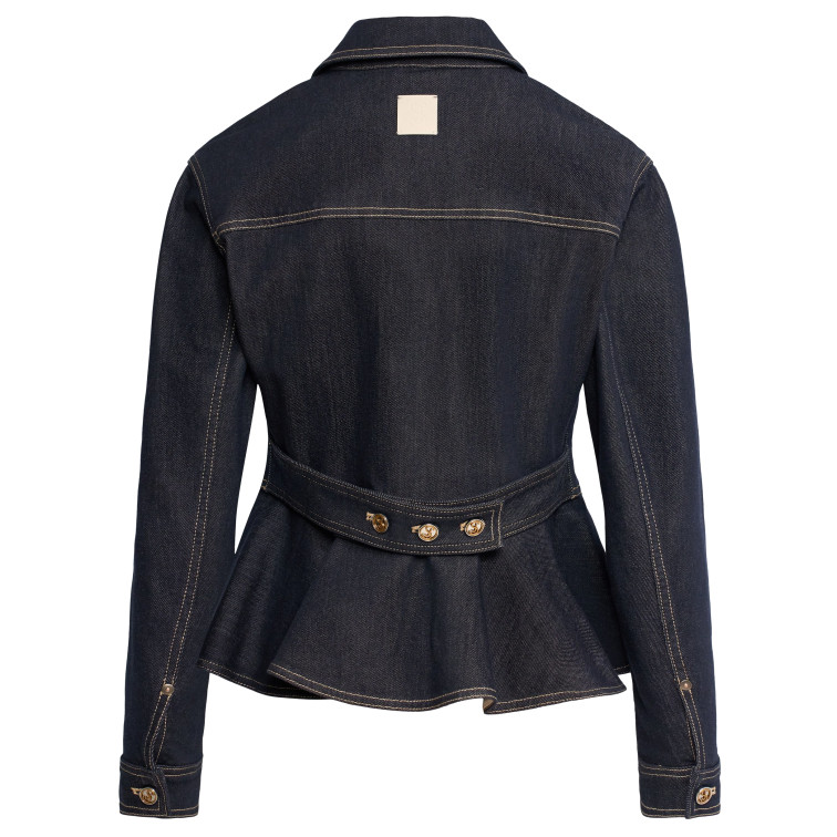 manteau femme  salsa jeans peplum overshirt atelier in ra