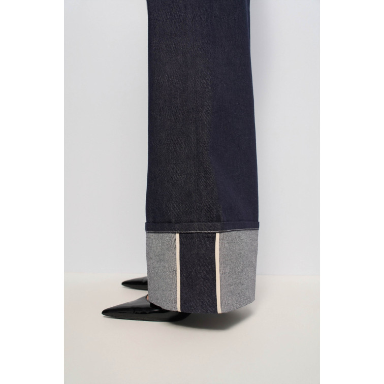 jeans femme  salsa jeans jeans high rise atelier in raw