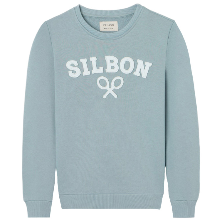 sweat-shirt garçon  silbon sweat-shirt kids silbon raqueta m