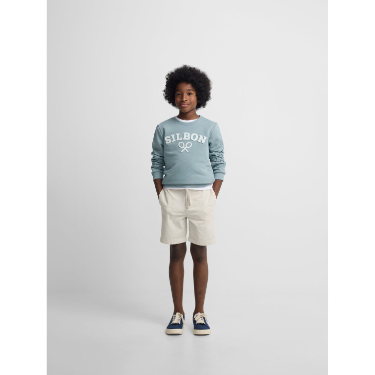 sweat-shirt garçon  silbon sweat-shirt kids silbon raqueta m