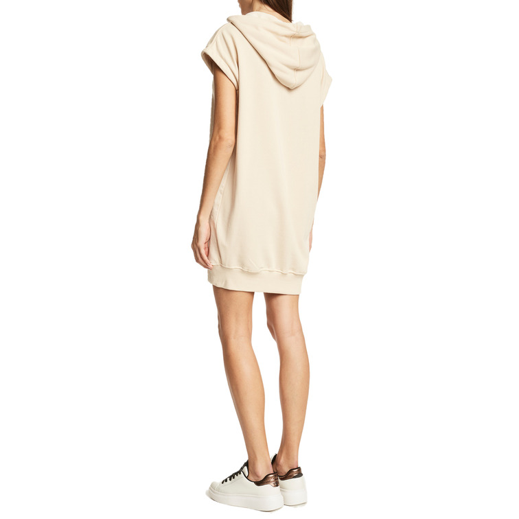 robe femme  gaudi abito m/c in felpa c/cappuccio